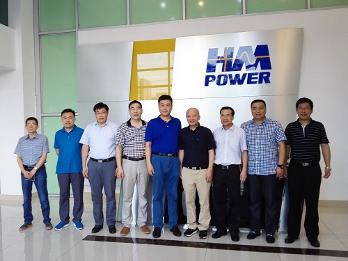 東方煙臺(tái)威思頓電氣股份有限公司領(lǐng)導(dǎo)專家們到赫茲曼電力參觀、考察