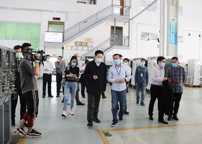 防疫做貢獻(xiàn)，復(fù)工感恩情|佛山市常務(wù)副市長(zhǎng)一行蒞臨我司送溫暖